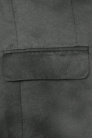 Laden Sie das Bild in den Galerie-Viewer, Funkelnder Gekerbtes Revers Schwarz Goldener 2-Teiliger Herren Ballanzug