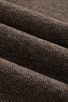 Laden Sie das Bild in den Galerie-Viewer, Braun 3-Teiliger Einreihe Herrenanzug Slim Fit Trauzeugenanzug