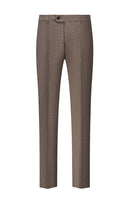 Laden Sie das Bild in den Galerie-Viewer, Braun 3-Teiliger Einreihe Herrenanzug Slim Fit Trauzeugenanzug