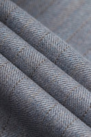 Laden Sie das Bild in den Galerie-Viewer, Einfaches Graues Gekerbtes Revers Einreihe 3-Teiliger Herrenanzug