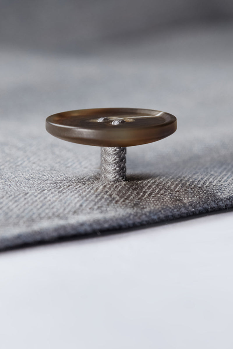 Laden Sie das Bild in den Galerie-Viewer, Einfaches Graues Gekerbtes Revers Einreihe 3-Teiliger Herrenanzug