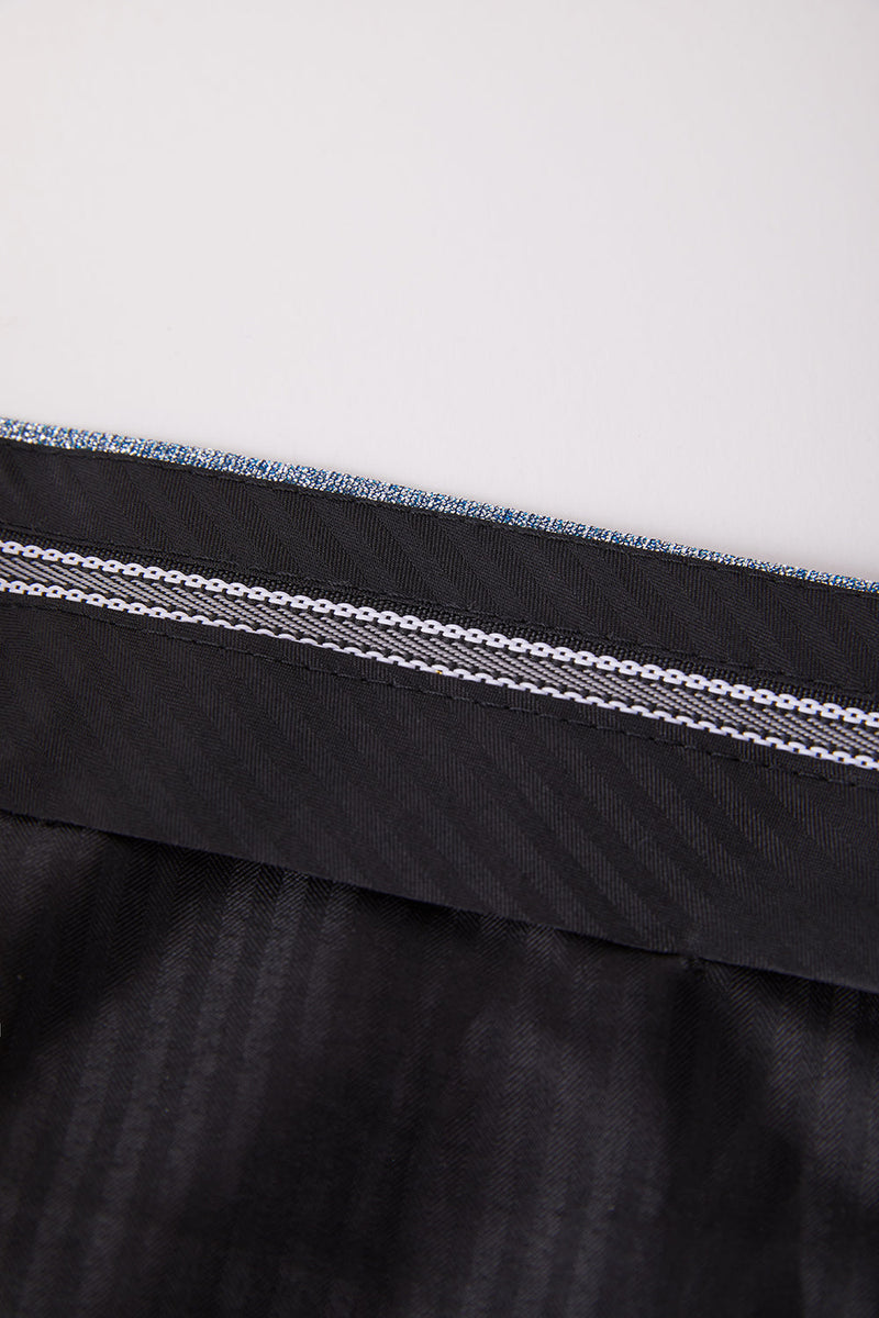 Laden Sie das Bild in den Galerie-Viewer, Glitzernder Königsblauer Spitzrevers Einreihiger 2-Teiliger Herren Ballanzug