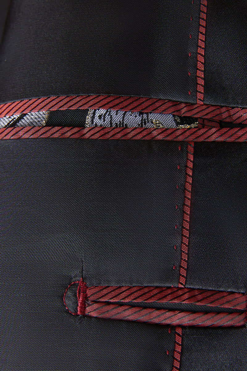 Laden Sie das Bild in den Galerie-Viewer, Grauer Schalrevers Ein-Knopf 2-Teiliger Abendanzug für Herren