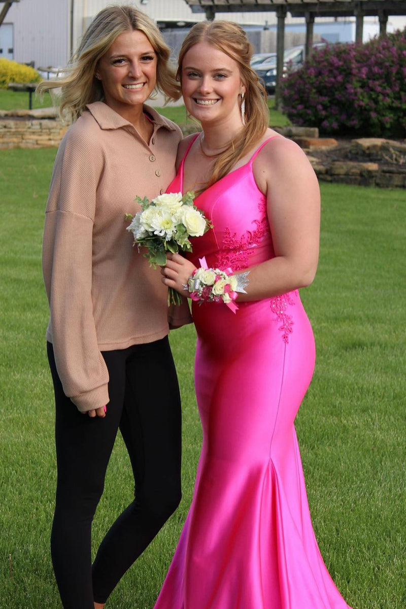 Laden Sie das Bild in den Galerie-Viewer, Glitzer Salbei Meerjungfrau Langes Abendkleid mit Applikationen