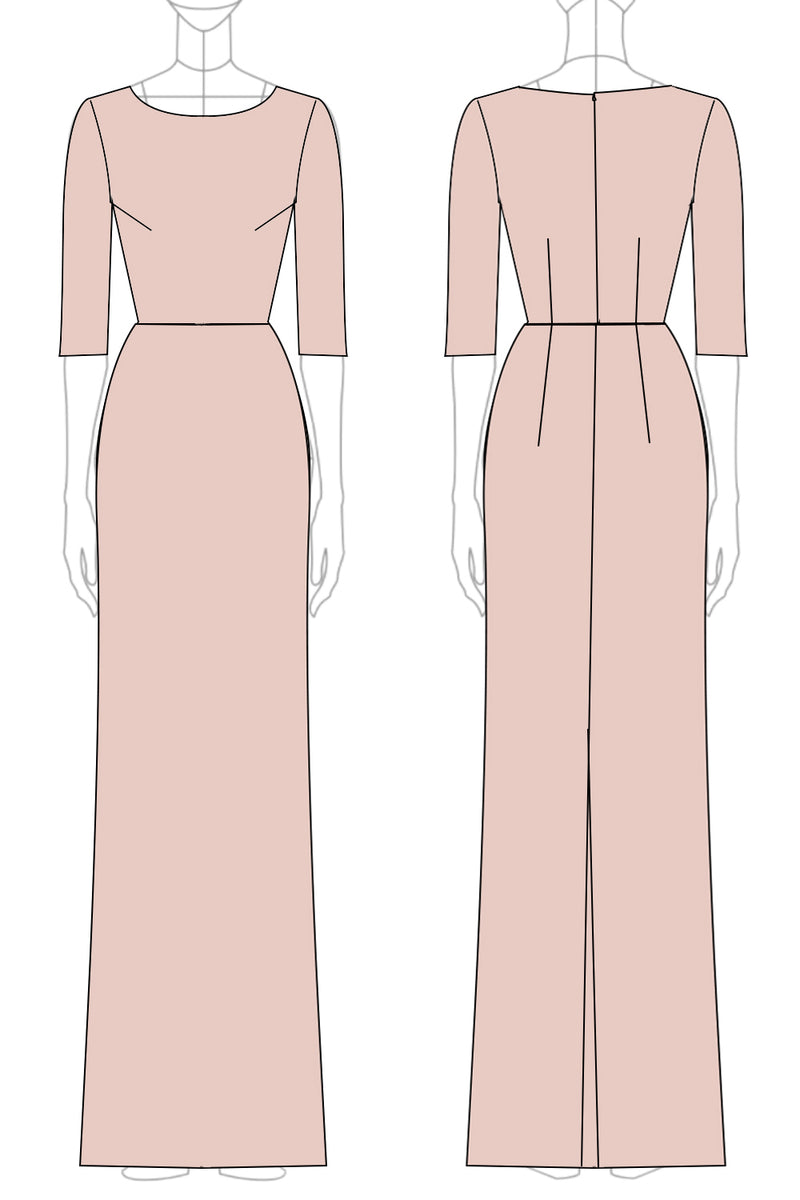 Laden Sie das Bild in den Galerie-Viewer, Glitzer Champagner Meerjungfrau Kleid für die Brautmutter mit Applikationen