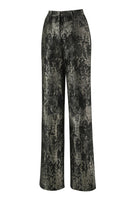 Laden Sie das Bild in den Galerie-Viewer, Schwarz Gold 2 Teilig Festliches Damen Ensemble mit Revers