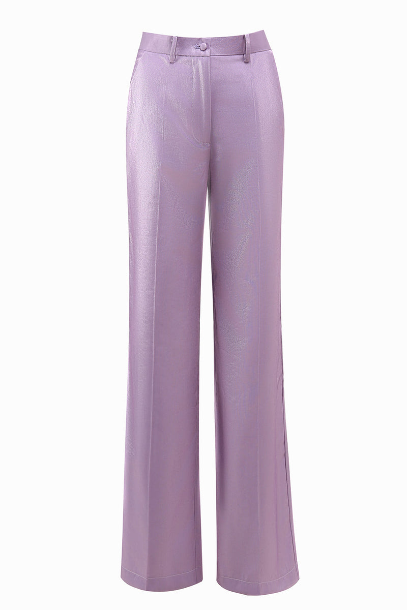 Laden Sie das Bild in den Galerie-Viewer, Wisteria 2-teiliges Satin Peak-Revers Damen-Abendanzug