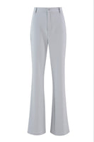 Laden Sie das Bild in den Galerie-Viewer, Silber Revers Doppelreiher 2 Teilig Festliches Damen Ensemble