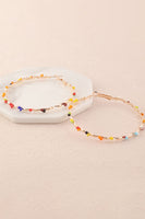 Laden Sie das Bild in den Galerie-Viewer, Bunte Loop Boho Style Ohrringe