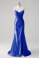 Laden Sie das Bild in den Galerie-Viewer, Grünes Blumen Korsett Lang Abendkleider mit Applikationen