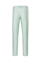 Laden Sie das Bild in den Galerie-Viewer, Hellrosa Schal Ein-Knopf Revers Jacquard 2-Teiliger Herren Ballanzug