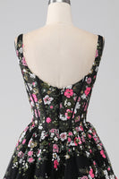 Laden Sie das Bild in den Galerie-Viewer, Champagner Luxuriöses Korsett Ballkleid mit Quadratischem Ausschnitt und Applikationen