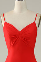 Laden Sie das Bild in den Galerie-Viewer, Marineblaues Meerjungfrau Langes Abendkleider Mit Schlitz