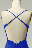 Laden Sie das Bild in den Galerie-Viewer, Trendiges Meerjungfrau Neckholder Dunkelgrünes langes Ballkleid mit Perlenapplikationen