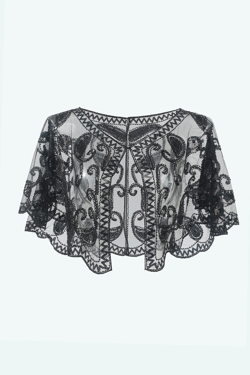 Laden Sie das Bild in den Galerie-Viewer, Schwarz Acht Stück Socken Handschuhe 1920er Jahre Accessoires Sets