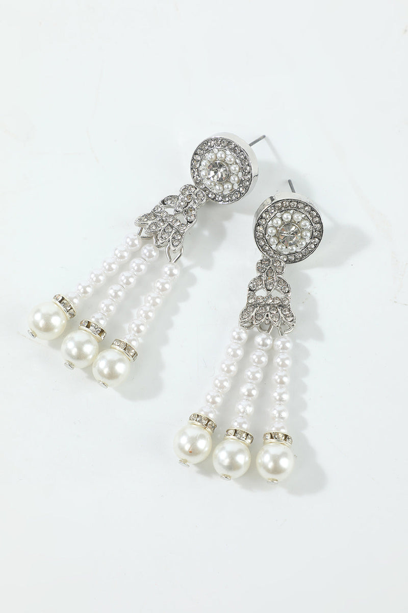 Laden Sie das Bild in den Galerie-Viewer, Schwarz Sechs Stück Halskette Handschuhe 1920er Jahre Party Accessoires