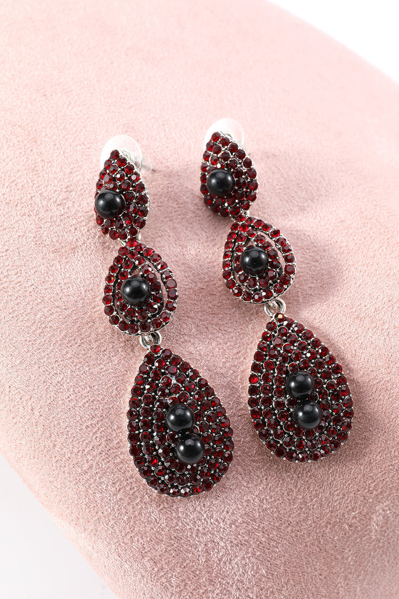 Laden Sie das Bild in den Galerie-Viewer, 1920er Jahre Rote Kostüm Accessoires Set