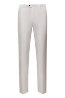 Laden Sie das Bild in den Galerie-Viewer, Weißer Schalrevers Ein-Knopf 3-Teiliger Herrenanzug