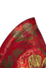 Laden Sie das Bild in den Galerie-Viewer, Roter Jacquard 2-Teiliger Schal Revers Herrenanzug