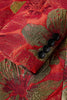 Laden Sie das Bild in den Galerie-Viewer, Roter Jacquard 2-Teiliger Schal Revers Herrenanzug
