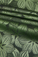 Laden Sie das Bild in den Galerie-Viewer, Armeegrün Gipfel Revers 2-Teiliger Zweireihe Herren Ballanzug mit Muster