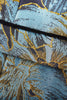 Laden Sie das Bild in den Galerie-Viewer, Grau Blau Schal Revers Jacquard Ein-Knopf 2-Teiliger Abendanzug