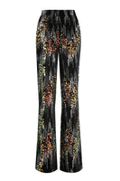 Laden Sie das Bild in den Galerie-Viewer, Glitzernd Schwarz Pailletten 2 Teilig Festliches Damen Ensemble mit Revers