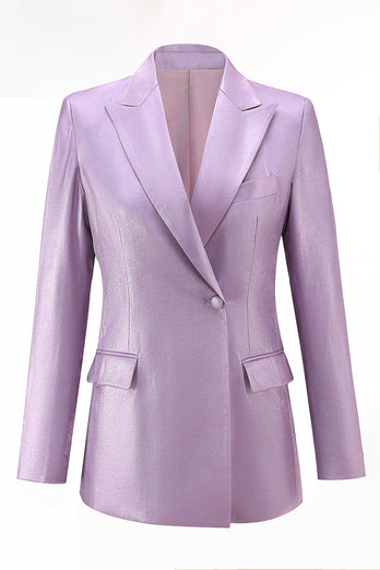 Wisteria 2-teiliges Satin Peak-Revers Damen-Abendanzug