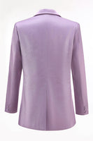 Laden Sie das Bild in den Galerie-Viewer, Wisteria 2-teiliges Satin Peak-Revers Damen-Abendanzug