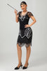 Laden Sie das Bild in den Galerie-Viewer, Glitzerndes Lilac Bodycon Pailletten Flapper Kleid Mit Perlenverzierung