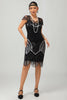Laden Sie das Bild in den Galerie-Viewer, Glitzerndes Lilac Bodycon Pailletten Flapper Kleid Mit Perlenverzierung