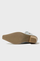 Laden Sie das Bild in den Galerie-Viewer, Dunkelblaue Bestickte Breite Schaft Western Cowgirl Stiefel mit Blockabsatz