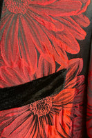 Laden Sie das Bild in den Galerie-Viewer, Burgunder Glitter 2-Teiliger Jacquard Ein-Knopf Schal Revers Herren Ballanzug