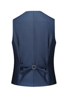 Laden Sie das Bild in den Galerie-Viewer, Schwarze Gekerbtes Revers 3-Teiliger mit zwei Knöpfen Herren Ballanzug