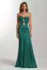 Laden Sie das Bild in den Galerie-Viewer, Hellblau Meerjungfrau Schatz Satin Maxi Formelle Kleid