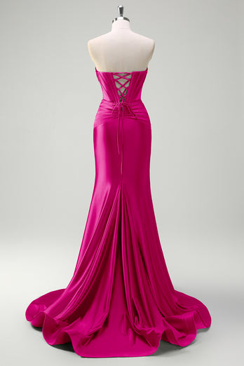 Glitzer Schwarzes Korsett Perlen Schätzchen Lange Abendkleid