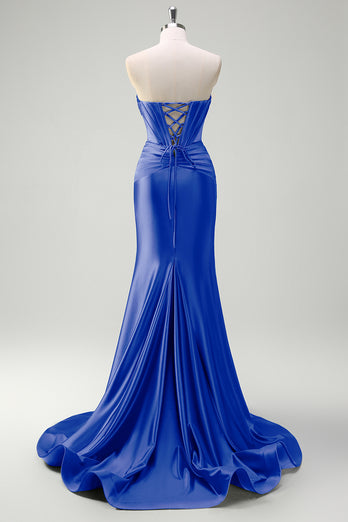 Glitzer Dunkelgrün Korsett Perlen Schätzchen Lange Abendkleid