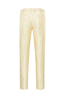 Laden Sie das Bild in den Galerie-Viewer, 2-Teiliger Mint Schal Revers Ein Knopf Jacquard Herren Ballanzug