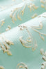 Laden Sie das Bild in den Galerie-Viewer, 2-Teiliger Mint Schal Revers Ein Knopf Jacquard Herren Ballanzug