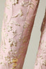 Laden Sie das Bild in den Galerie-Viewer, Hellrosa Schal Ein-Knopf Revers Jacquard 2-Teiliger Herren Ballanzug