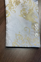 Laden Sie das Bild in den Galerie-Viewer, Champagne Spitzenrevers Pailletten Herren Smokingblazer