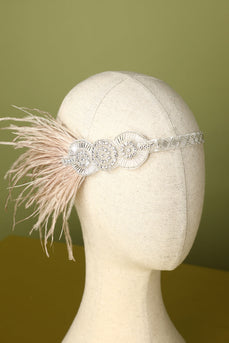 1920er Jahre Federperlen-Flapper-Stirnband