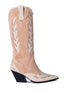 Laden Sie das Bild in den Galerie-Viewer, Camel Spitze Zehen Chunky Heel High Cowboystiefel