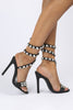 Laden Sie das Bild in den Galerie-Viewer, Schwarze Strass Sexy Stiletto High Heels