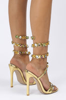 Laden Sie das Bild in den Galerie-Viewer, Schwarze Strass Sexy Stiletto High Heels