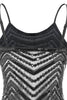 Laden Sie das Bild in den Galerie-Viewer, Bodycon Schwarz Silber Pailletten 1920er Jahre Kleid