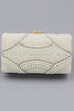 Laden Sie das Bild in den Galerie-Viewer, Elfenbein Perlen Perlen Party Clutch