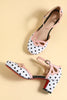 Laden Sie das Bild in den Galerie-Viewer, Retro Black White Dots Schuhe