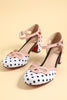 Laden Sie das Bild in den Galerie-Viewer, Retro Black White Dots Schuhe