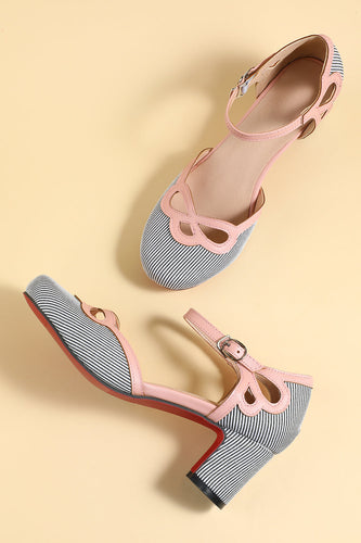 Weiß Schwarz Streifen Retro Schuhe